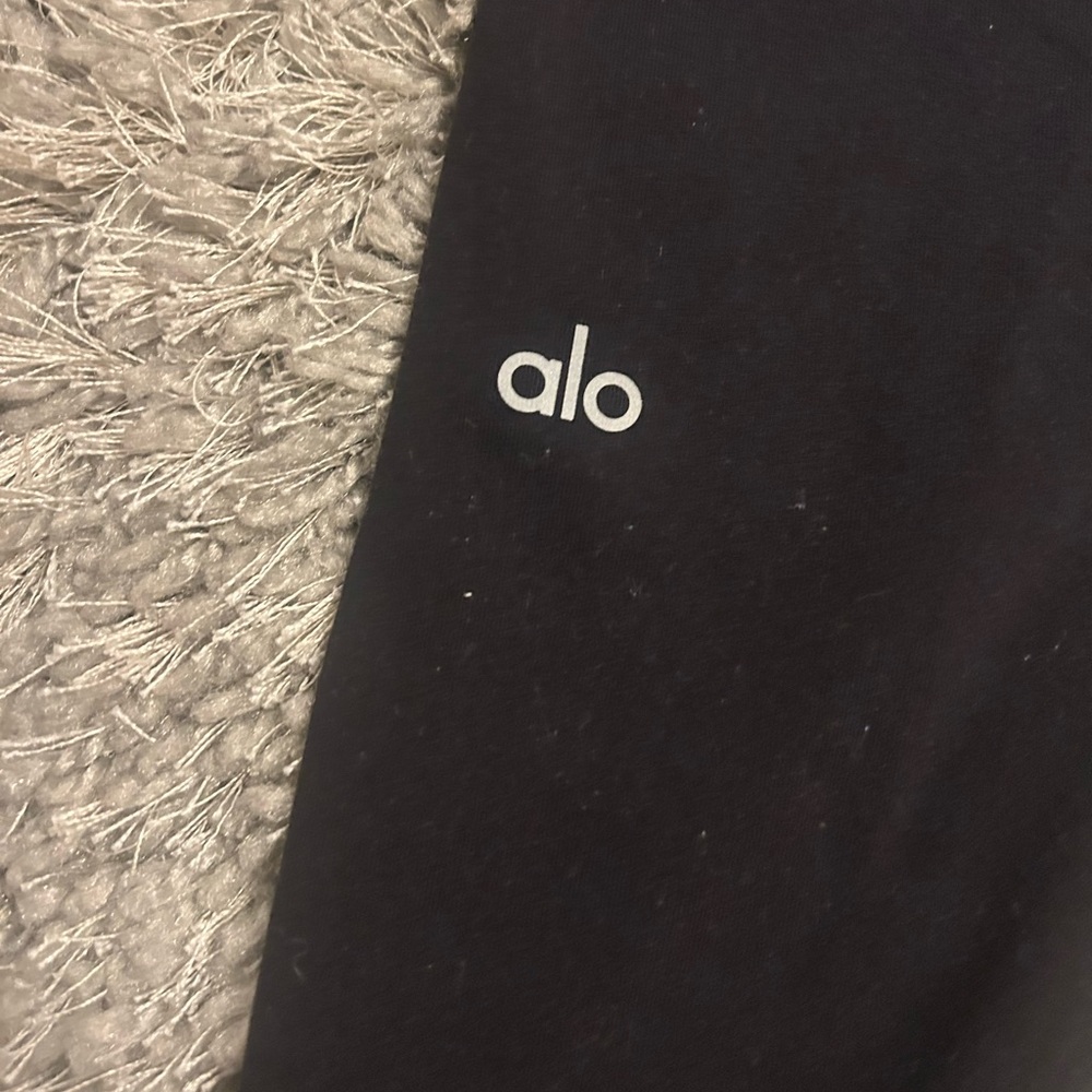 ALO 7/8 black High-Waist Airbrush Leggings - Picture 4 of 8